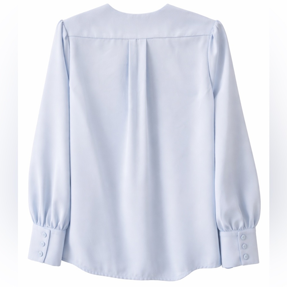 Brooks Brothers Blouse Light Blue long sleeves size M - Picture 6 of 6